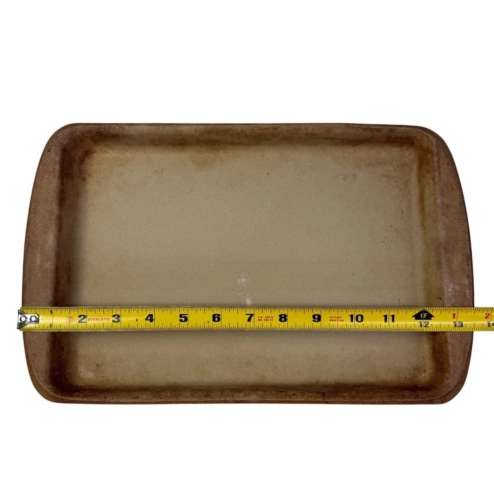 Pampered Chef Family Heritage Classics Stoneware Bar Pan 13.5x9 Rectangle 010207